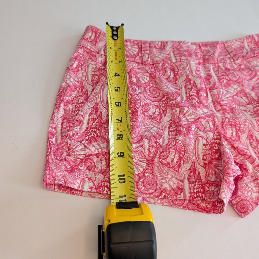 Vineyard Vines Women's Shorts Seashell Print Sz.00 Pre-owned - Picture 5 of 6